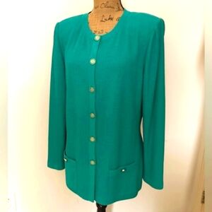 St.John Sport Cardigan Sweater, Size 12.